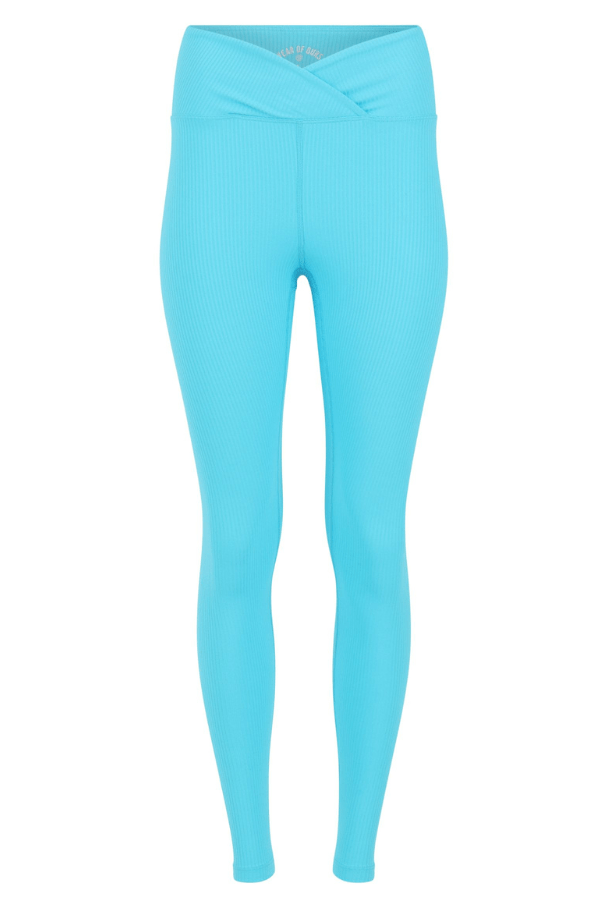 Year of Ours Leggings Ribbed Veronica Legging - Blue