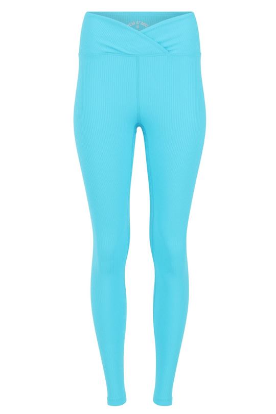 Ribbed Veronica Legging - Blue
