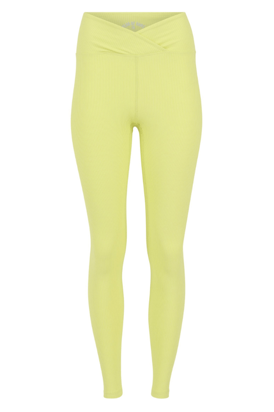 Ribbed Veronica Legging - Lime