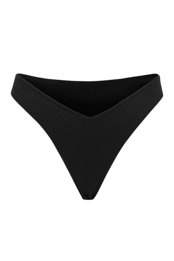 Year of Ours Swimwear Jess Bikini Bottom - Black