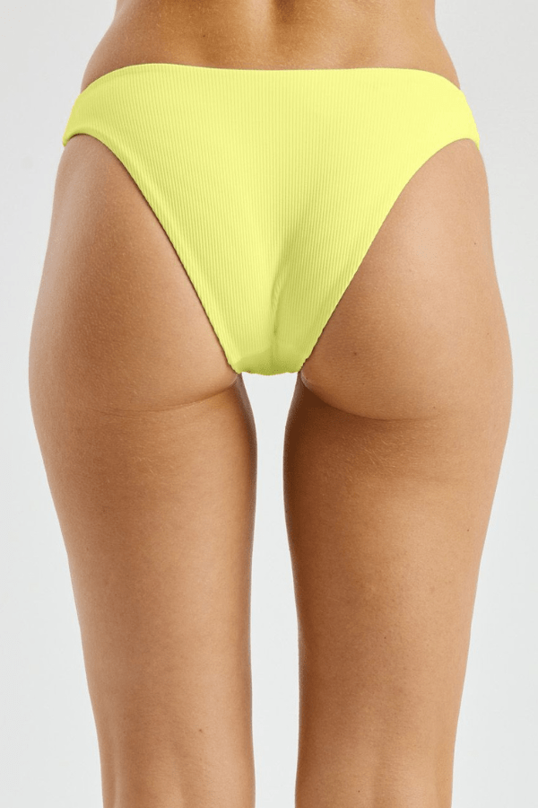 Year of Ours Swimwear Jess Bikini Bottom - Lime