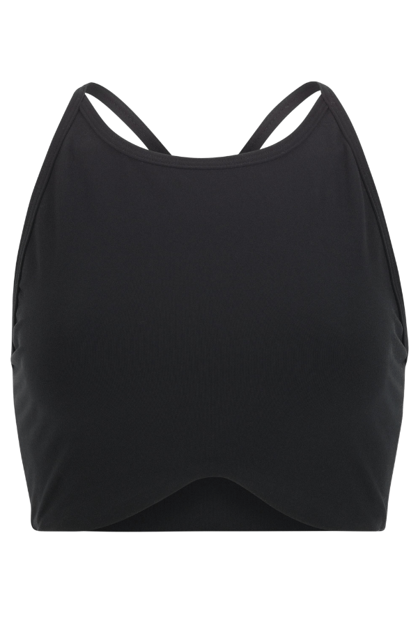 Year of Ours Tank Stretch Halter Tank - Black